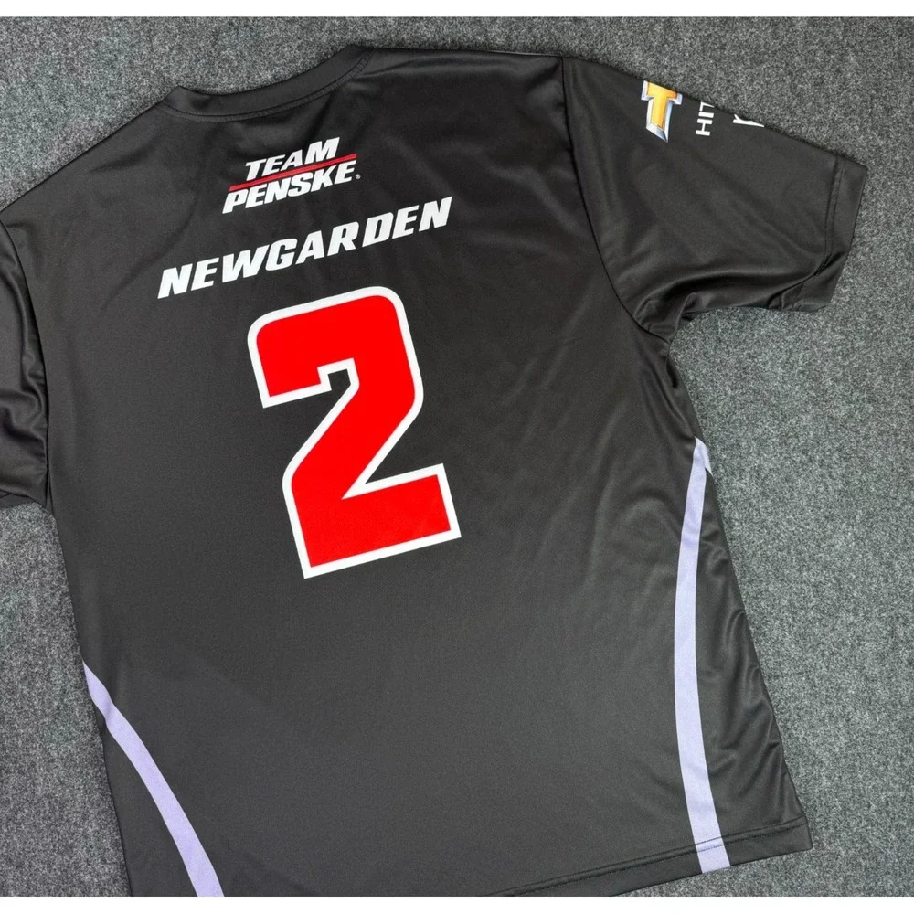 IndyCar Jersey Joseph Newgarden #2 Short Sleeve Shirt Verizon Men's Size L F1